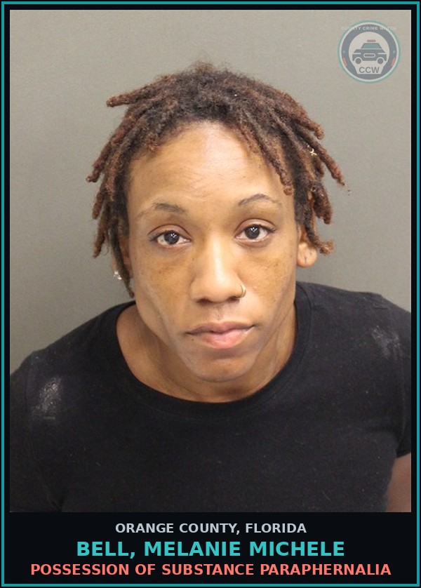 Booking mugshot of BELL, MELANIE MICHELE in Orange County