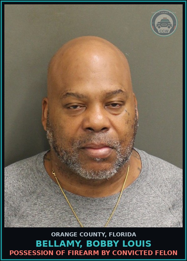 Booking mugshot of BELLAMY, BOBBY LOUIS in Orange County