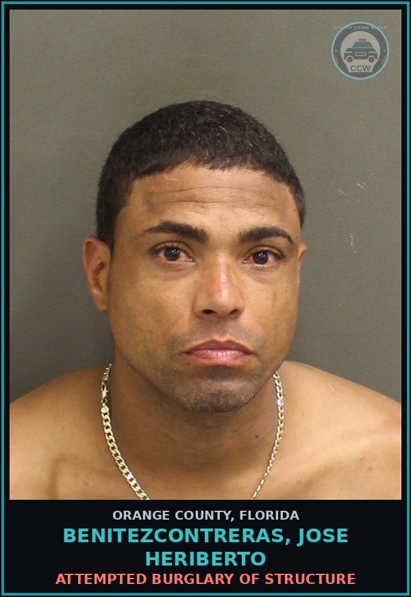 Booking mugshot of BENITEZCONTRERAS, JOSE HERIBERTO in Orange County