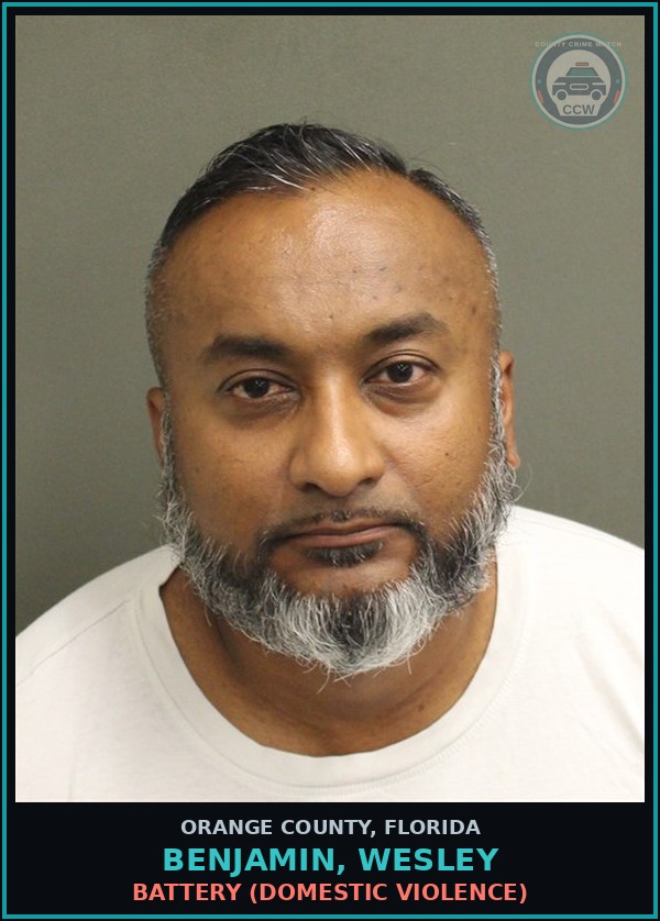 Booking mugshot of BENJAMIN, WESLEY in Orange County