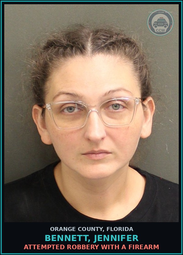 Booking mugshot of BENNETT, JENNIFER in Orange County