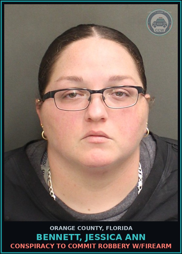 Booking mugshot of BENNETT, JESSICA ANN in Orange County