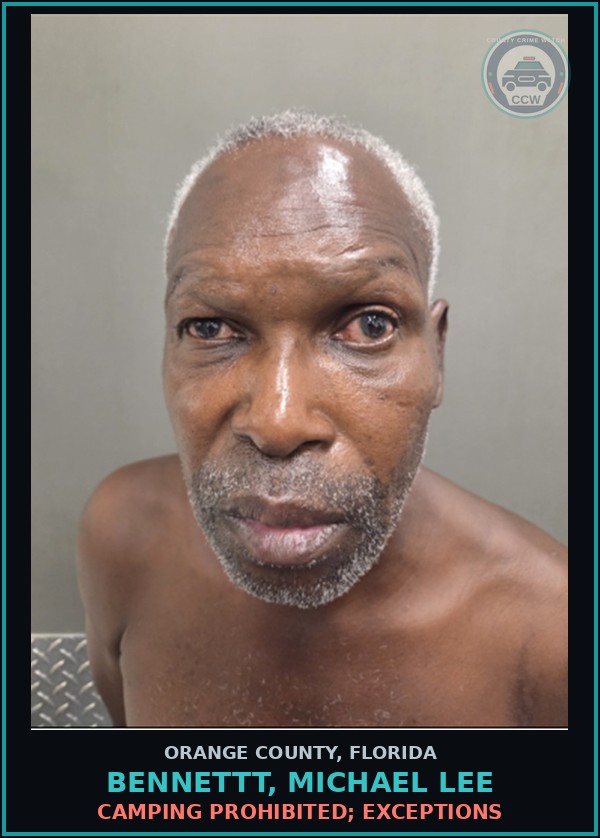 Booking mugshot of BENNETTT, MICHAEL LEE in Orange County