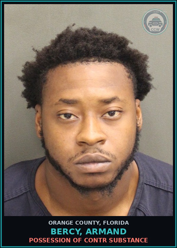 Booking mugshot of BERCY, ARMAND in Orange County