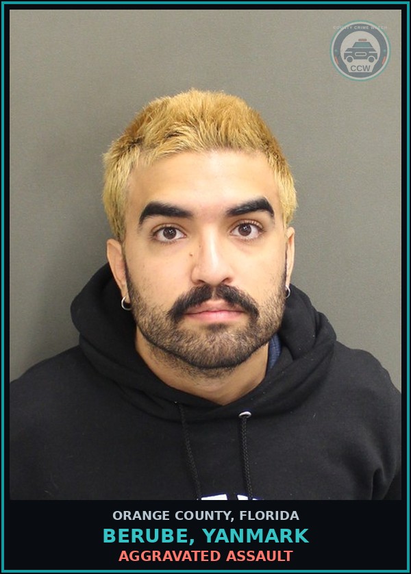 Booking mugshot of BERUBE, YANMARK in Orange County