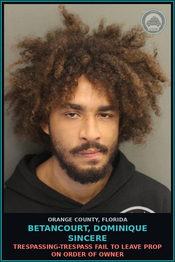 Booking mugshot of BETANCOURT, DOMINIQUE SINCERE in Orange County