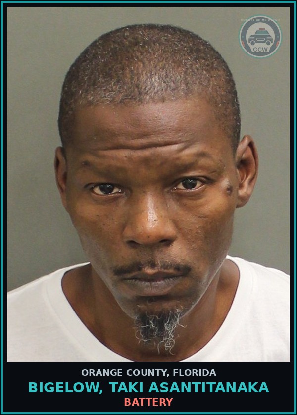 Booking mugshot of BIGELOW, TAKI ASANTITANAKA in Orange County