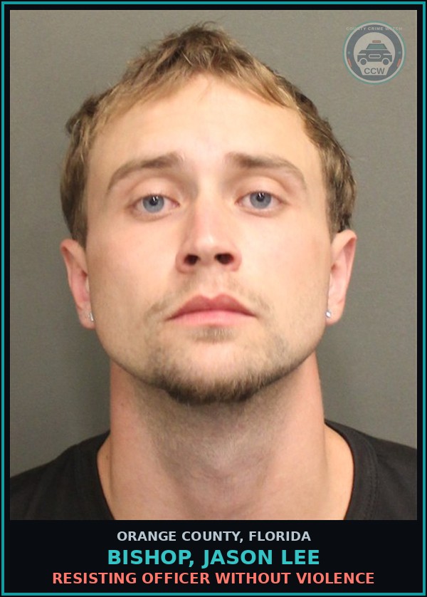 Booking mugshot of BISHOP, JASON LEE in Orange County