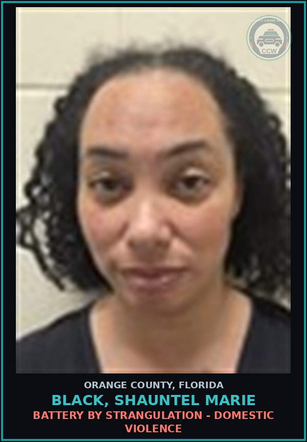 Booking mugshot of BLACK, SHAUNTEL MARIE in Orange County