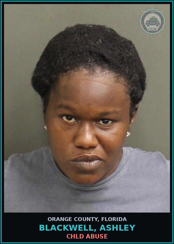 Booking mugshot of BLACKWELL, ASHLEY in Orange County