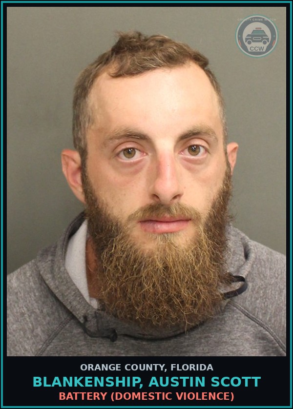 Booking mugshot of BLANKENSHIP, AUSTIN SCOTT in Orange County