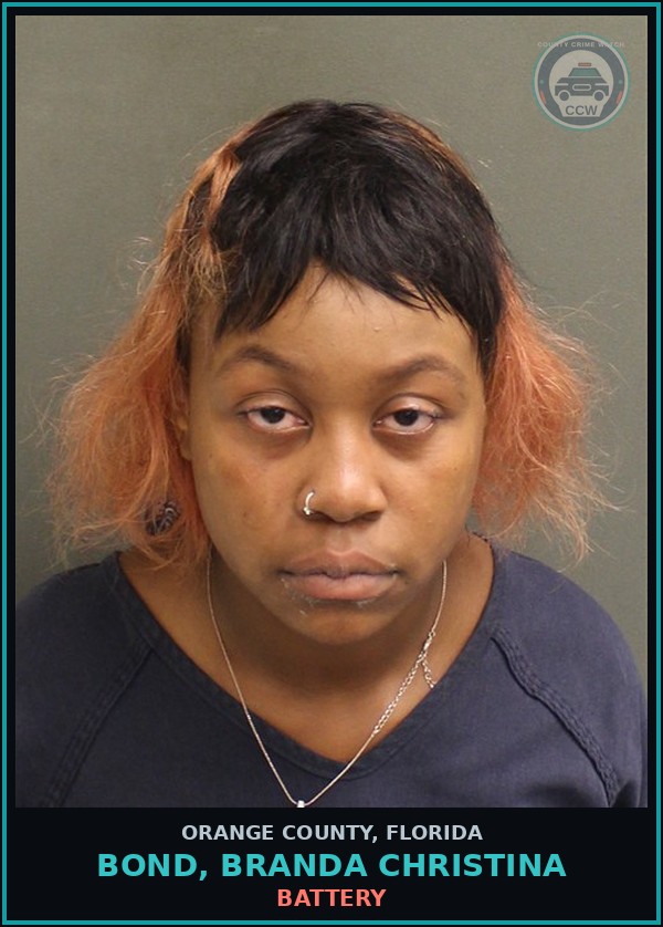Booking mugshot of BOND, BRANDA CHRISTINA in Orange County