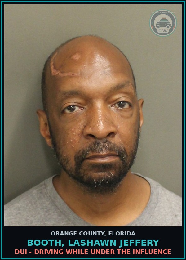 Booking mugshot of BOOTH, LASHAWN JEFFERY in Orange County