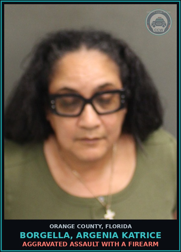 Booking mugshot of BORGELLA, ARGENIA KATRICE in Orange County