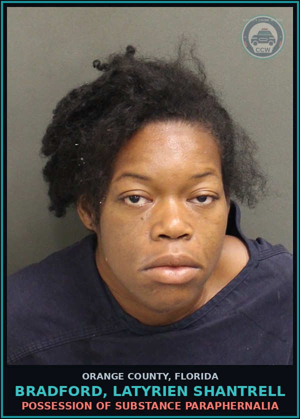 Booking mugshot of BRADFORD, LATYRIEN SHANTRELL in Orange County
