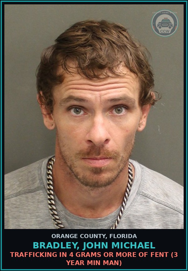 Booking mugshot of BRADLEY, JOHN MICHAEL in Orange County