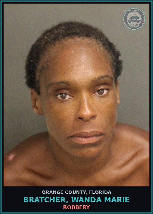 Booking mugshot of BRATCHER, WANDA MARIE in Orange County