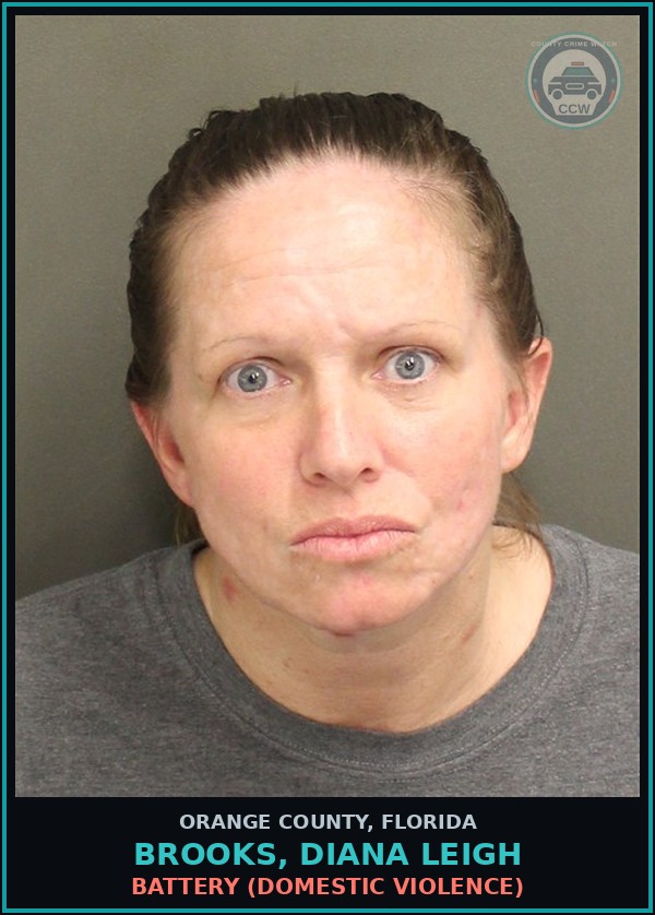 Booking mugshot of BROOKS, DIANA LEIGH in Orange County