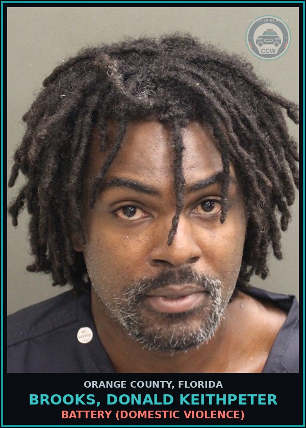 Booking mugshot of BROOKS, DONALD KEITHPETER in Orange County