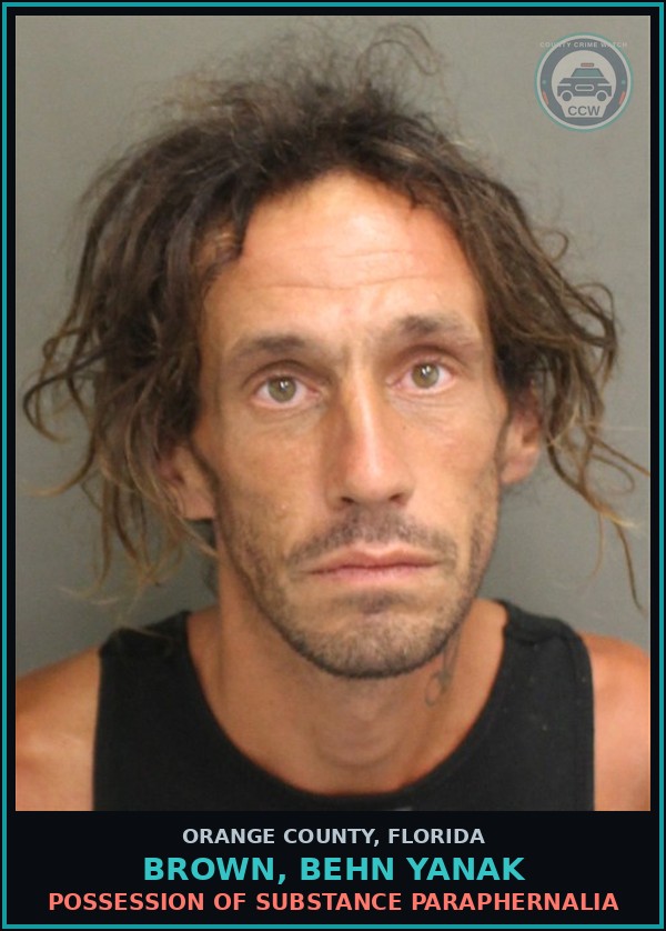 Booking mugshot of BROWN, BEHN YANAK in Orange County