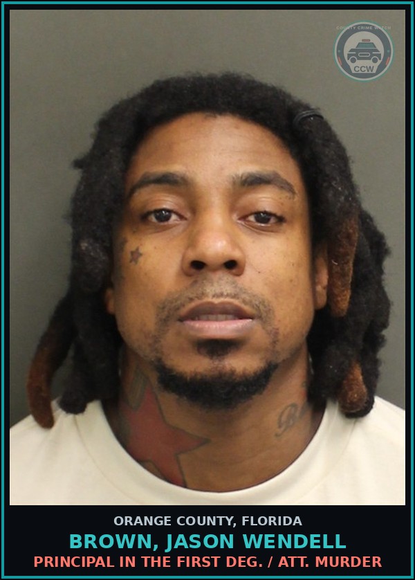 Booking mugshot of BROWN, JASON WENDELL in Orange County