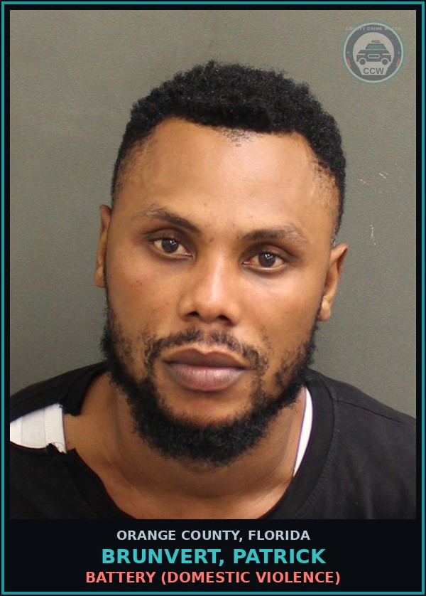 Booking mugshot of BRUNVERT, PATRICK in Orange County