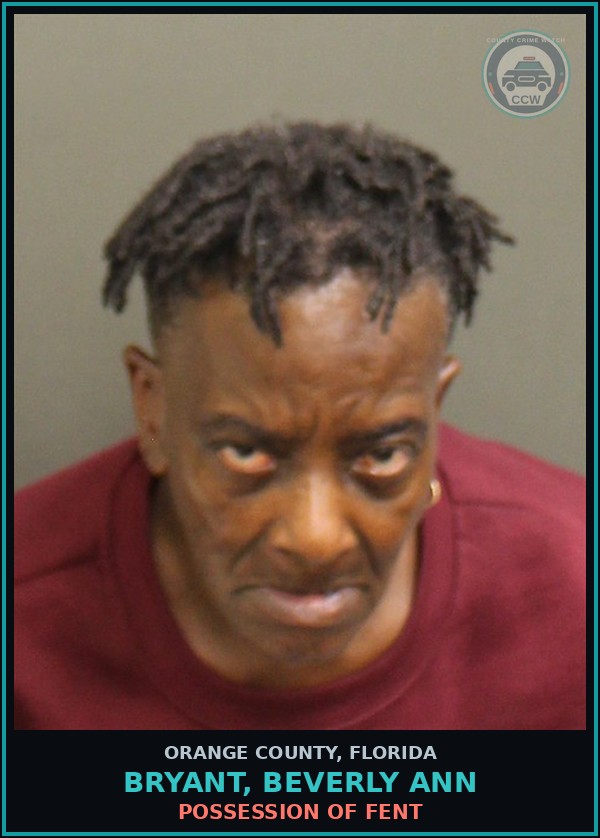 Booking mugshot of BRYANT, BEVERLY ANN in Orange County
