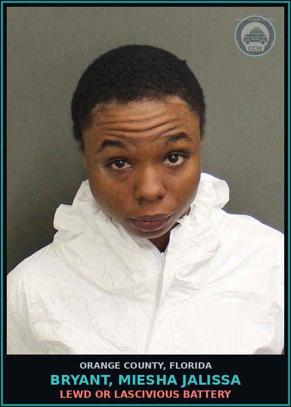Booking mugshot of BRYANT, MIESHA JALISSA in Orange County