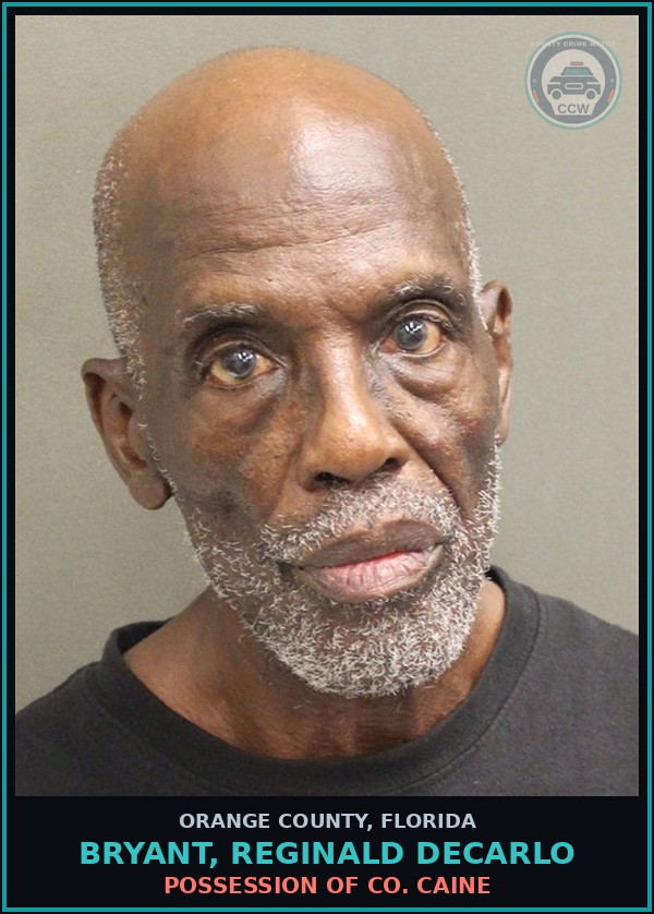 Booking mugshot of BRYANT, REGINALD DECARLO in Orange County