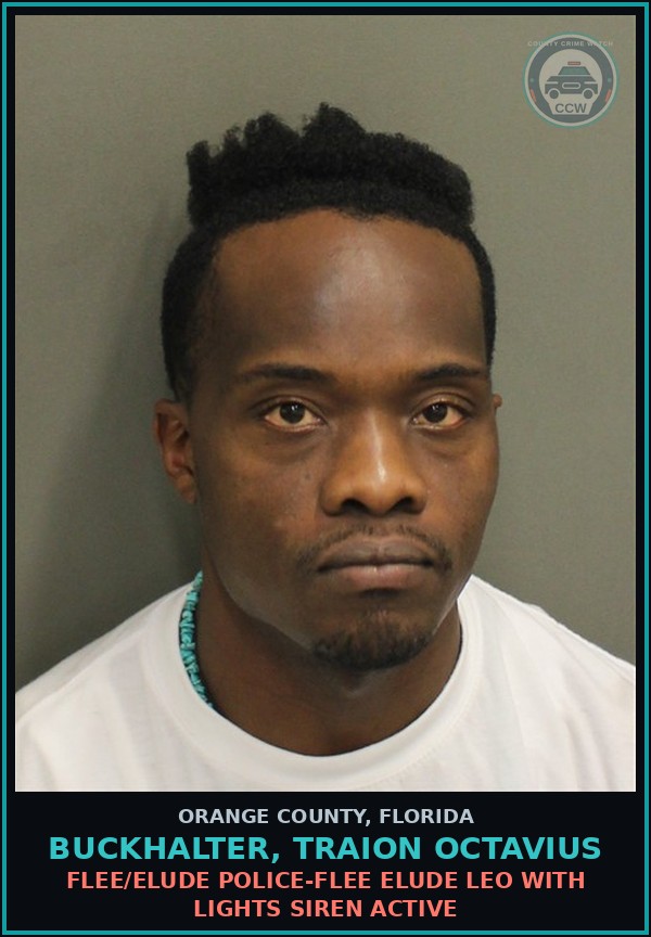 Booking mugshot of BUCKHALTER, TRAION OCTAVIUS in Orange County