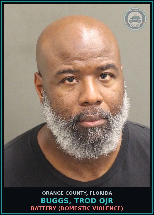 Booking mugshot of BUGGS, TROD OJR in Orange County