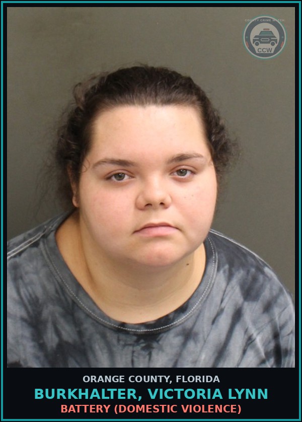 Booking mugshot of BURKHALTER, VICTORIA LYNN in Orange County