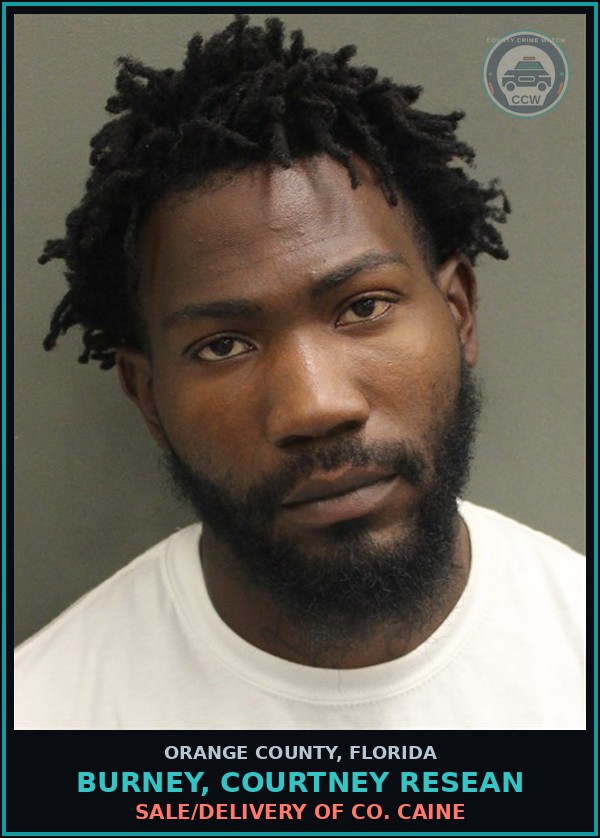Booking mugshot of BURNEY, COURTNEY RESEAN in Orange County