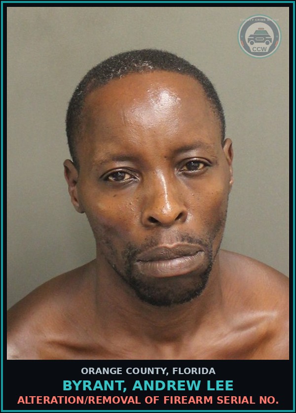 Booking mugshot of BYRANT, ANDREW LEE in Orange County