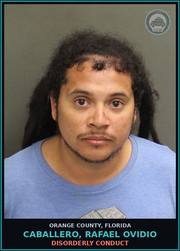 Booking mugshot of CABALLERO, RAFAEL OVIDIO in Orange County