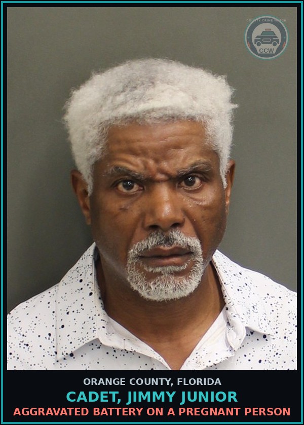Booking mugshot of CADET, JIMMY JUNIOR in Orange County