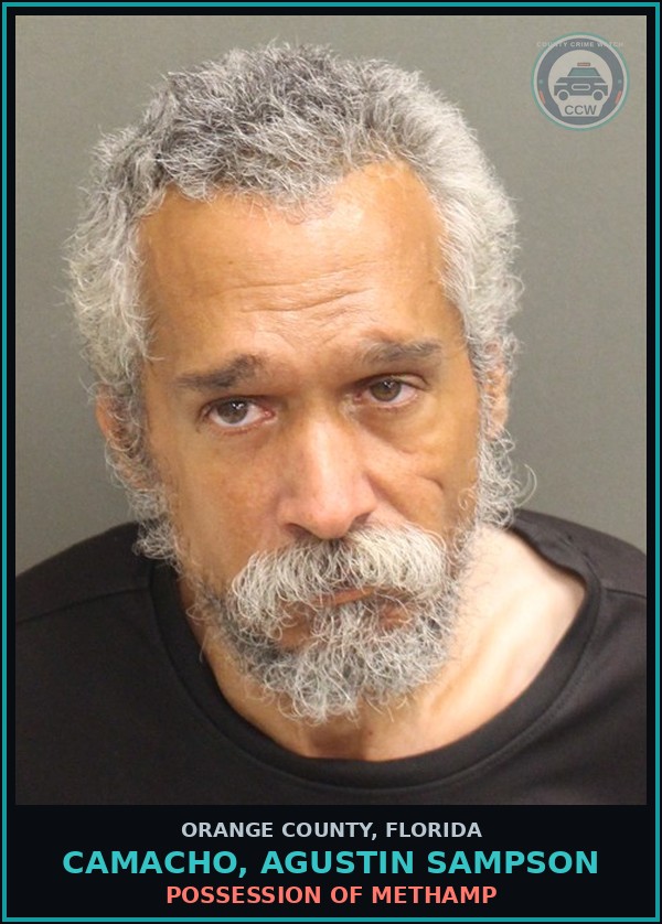 Booking mugshot of CAMACHO, AGUSTIN SAMPSON in Orange County