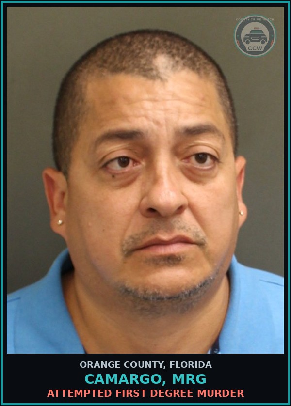 Booking mugshot of CAMARGO, MRG in Orange County