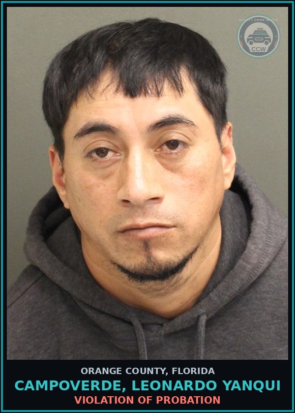 Booking mugshot of CAMPOVERDE, LEONARDO YANQUI in Orange County