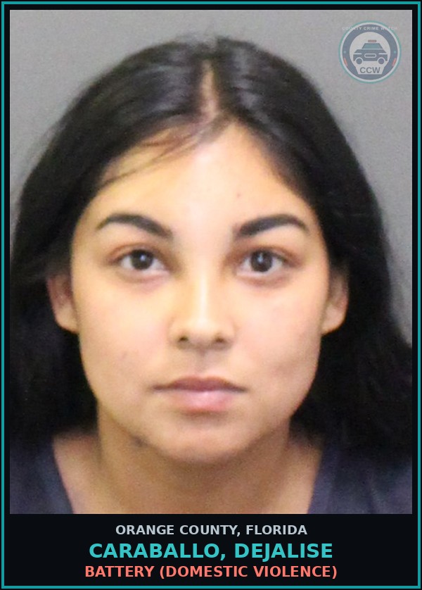 Booking mugshot of CARABALLO, DEJALISE in Orange County