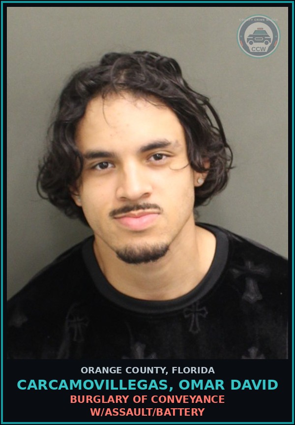 Booking mugshot of CARCAMOVILLEGAS, OMAR DAVID in Orange County