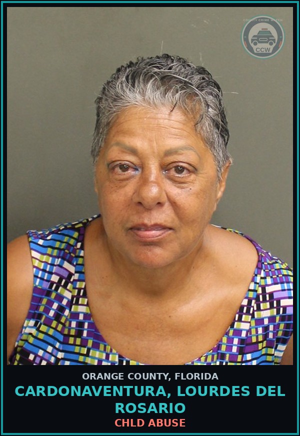 Booking mugshot of CARDONAVENTURA, LOURDES DEL ROSARIO in Orange County