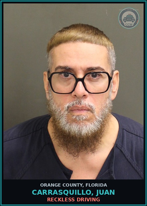 Booking mugshot of CARRASQUILLO, JUAN in Orange County