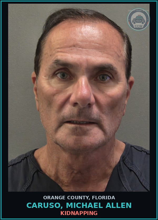Booking mugshot of CARUSO, MICHAEL ALLEN in Orange County