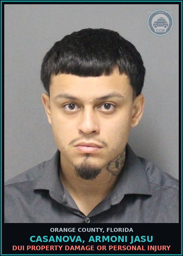 Booking mugshot of CASANOVA, ARMONI JASU in Orange County