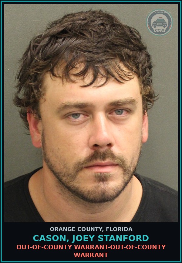Booking mugshot of CASON, JOEY STANFORD in Orange County