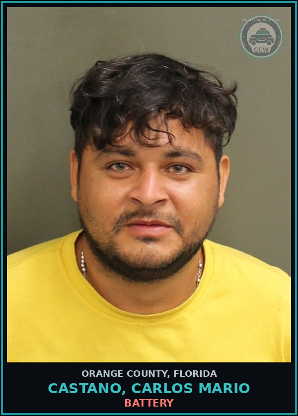 Booking mugshot of CASTANO, CARLOS MARIO in Orange County