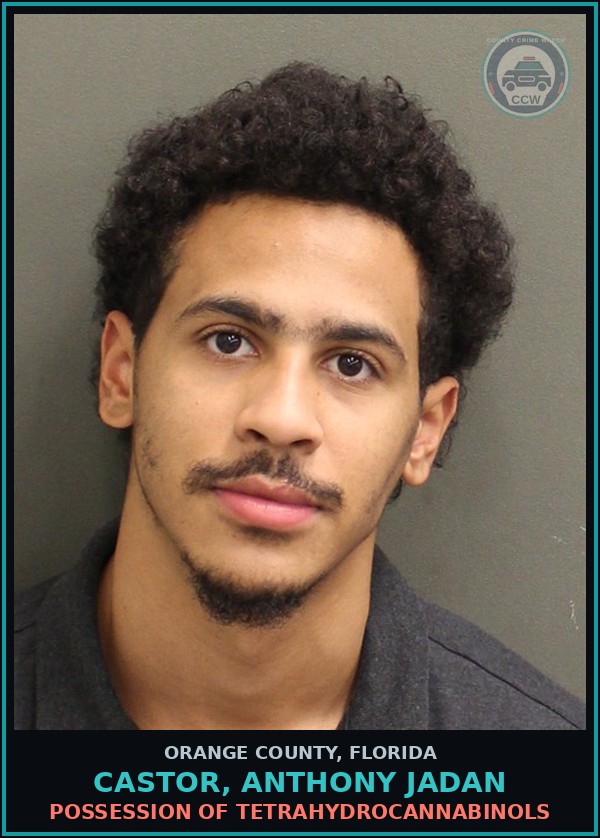 Booking mugshot of CASTOR, ANTHONY JADAN in Orange County