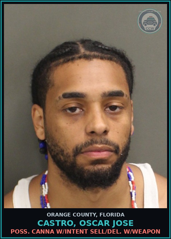 Booking mugshot of CASTRO, OSCAR JOSE in Orange County