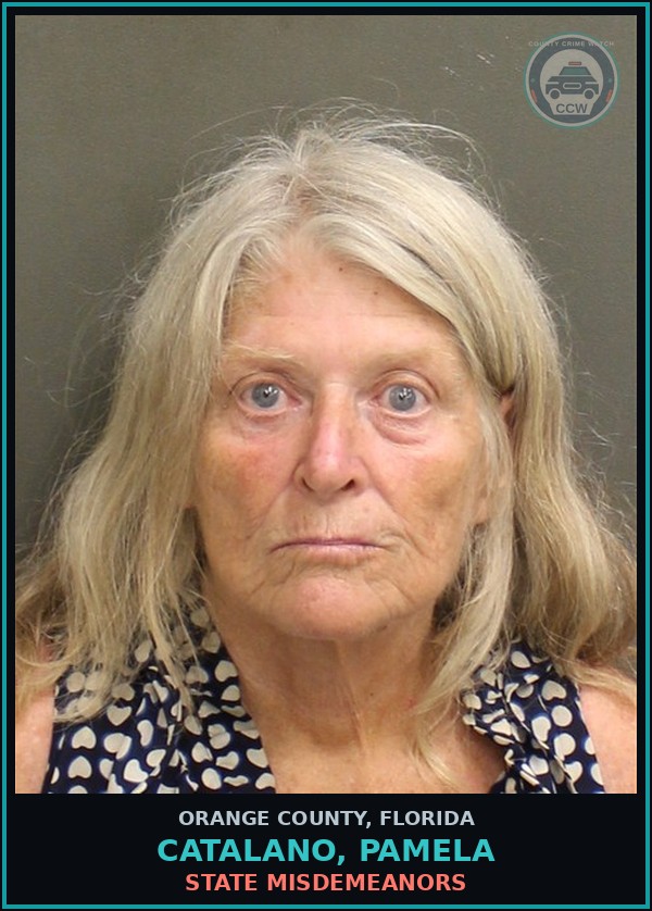 Booking mugshot of CATALANO, PAMELA in Orange County